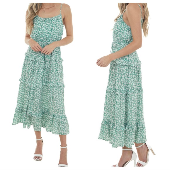 Penelope Sleeveless Floral Tier Dress - Picture 2 of 3